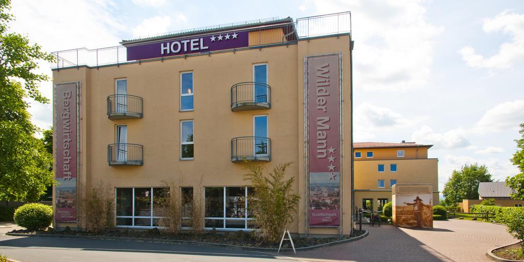 Bergwirtschaft Wilder Mann Hotel Und Restaurant Drážďany Exteriér fotografie